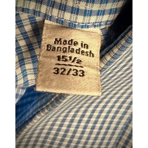 Calvin Klein Mens Slim Fit Dress Shirt Size L Blue Non Iron Stretch Office Work - Picture 3 of 7